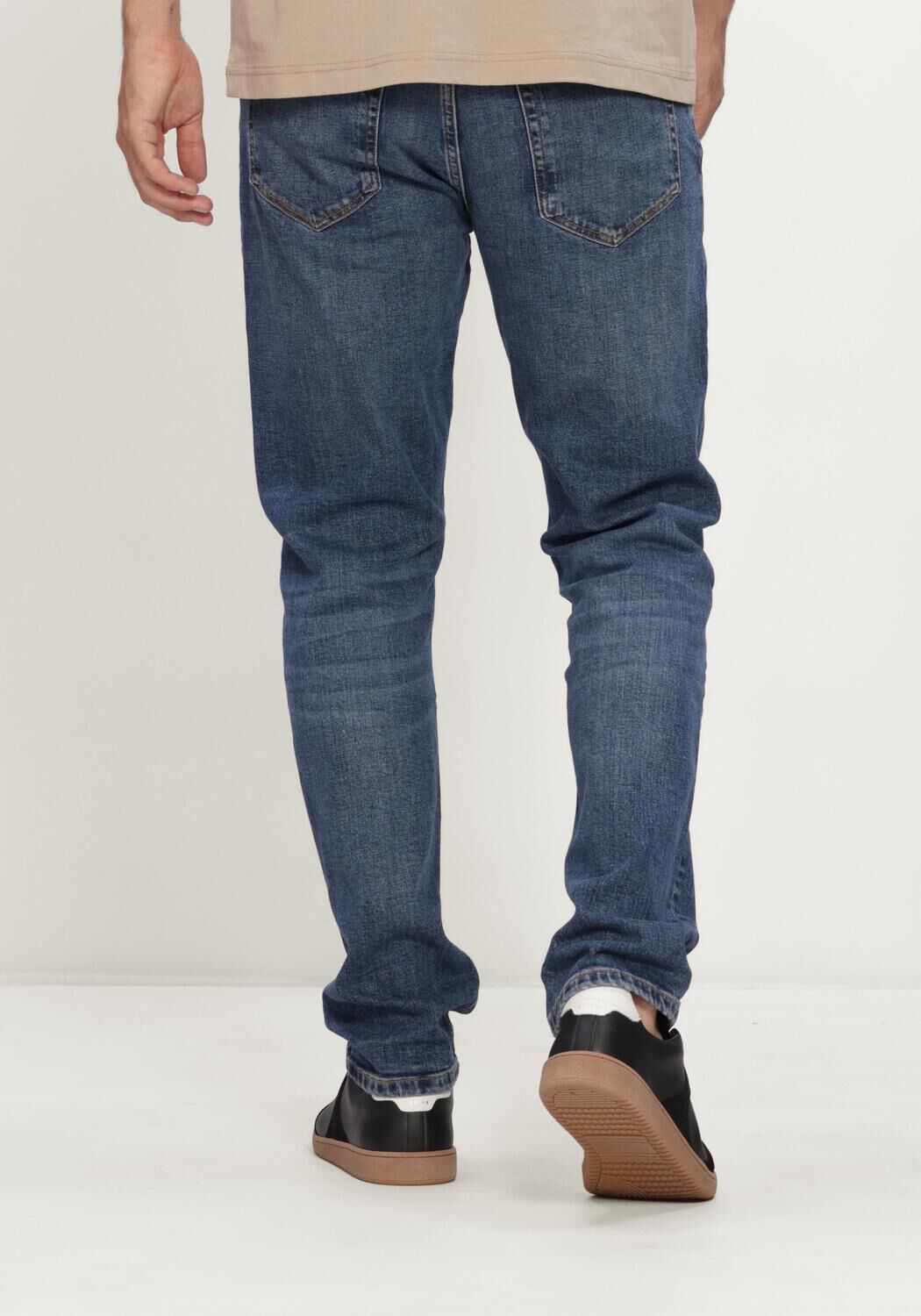 Blaue TOMMY HILFIGER Slim fit jeans DENTON SMOKE BLUE - large