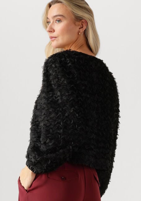 Schwarze SUMMUM Blazers JACKET 3D FLOWERFLUFFY - large