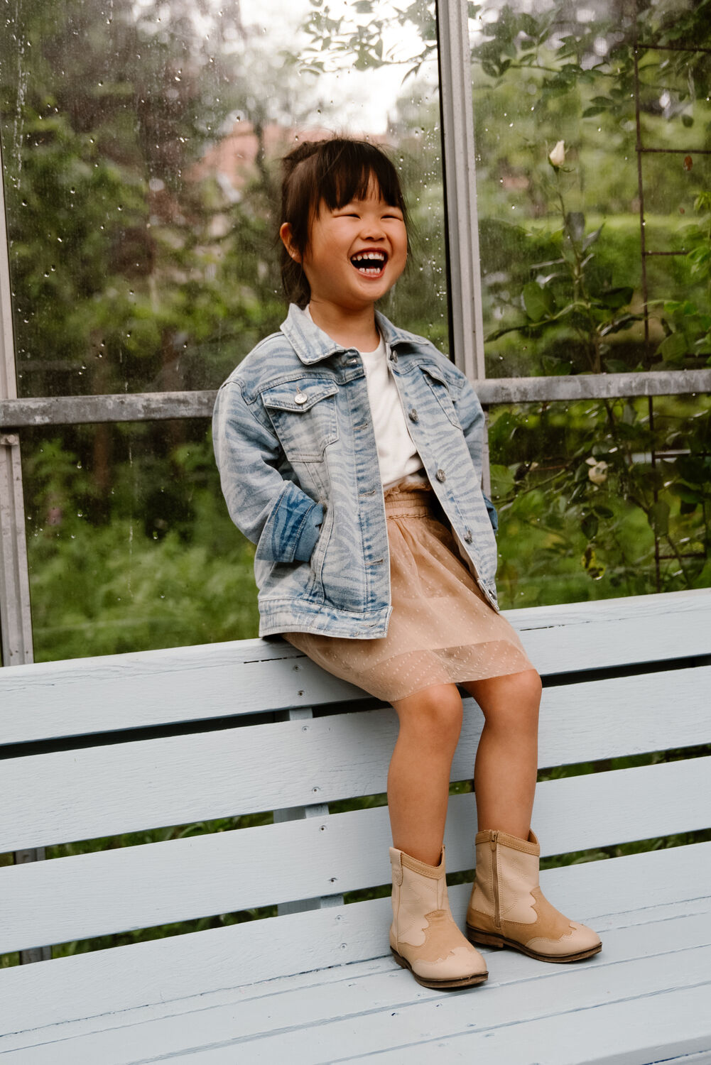 Hellblau DAILY7 Jeansjacke OVERSIZED DENIM JACKET - large