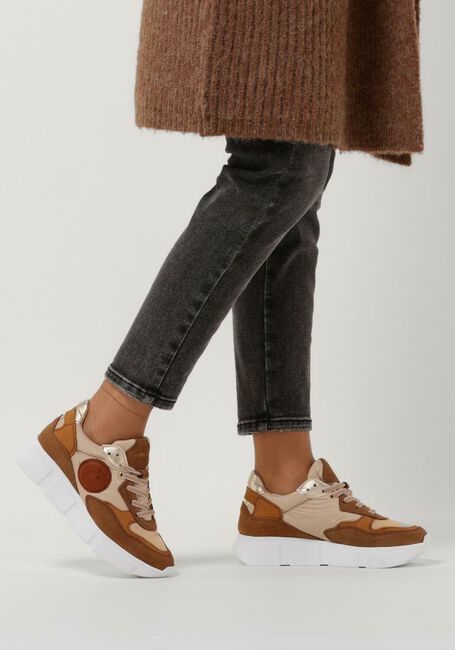 Camelfarbene GOOSECRAFT Sneaker Low ASPEN WOMEN - large