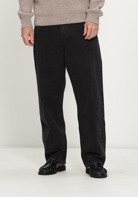 Schwarze RESTER&Ouml;DS Straight leg jeans RTOWEN LOOSE FIT JEANS - large
