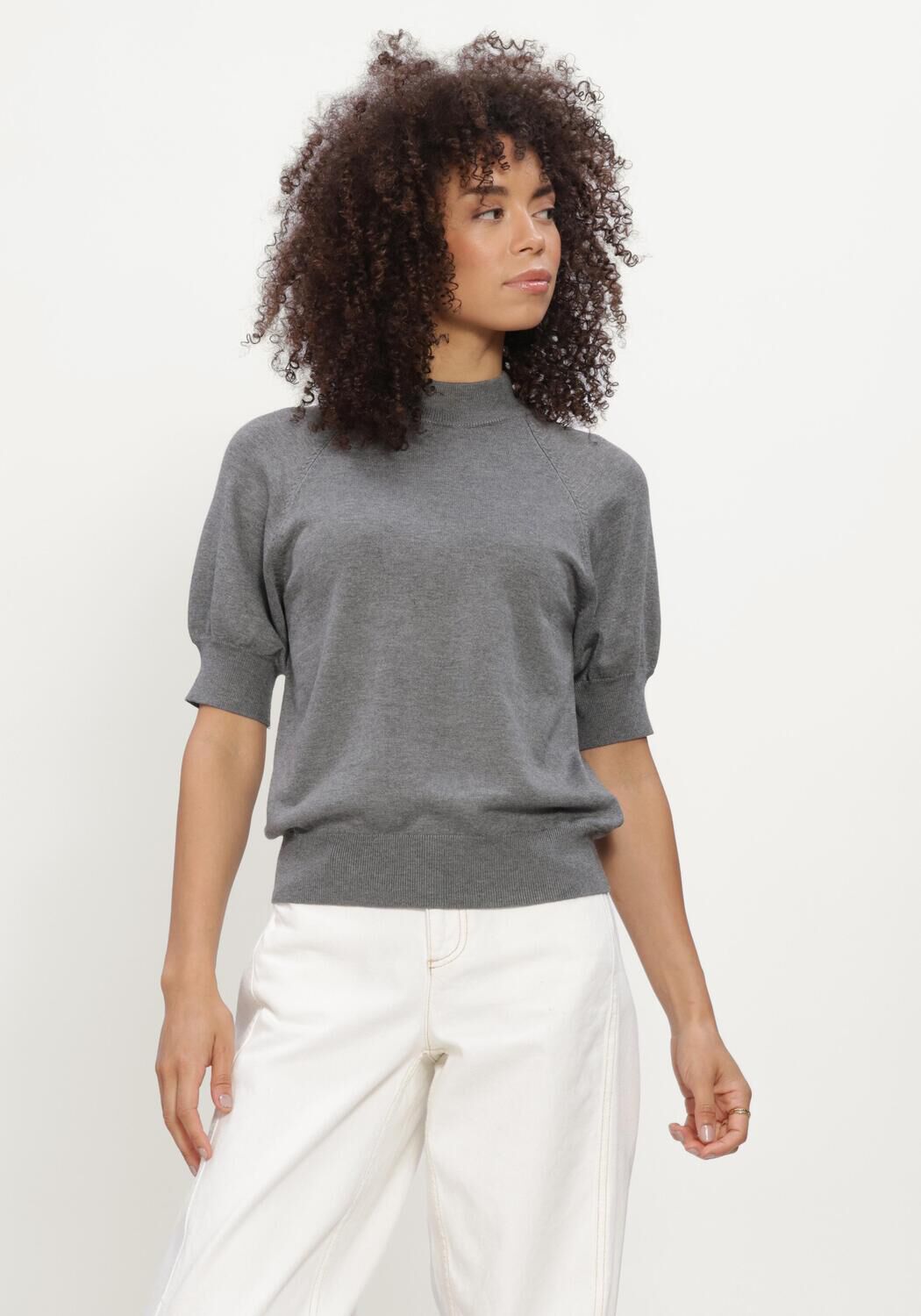 Graue BRUUNS BAZAAR Pullover & Cardigans ANEMONEBBHALIAS KNIT - large