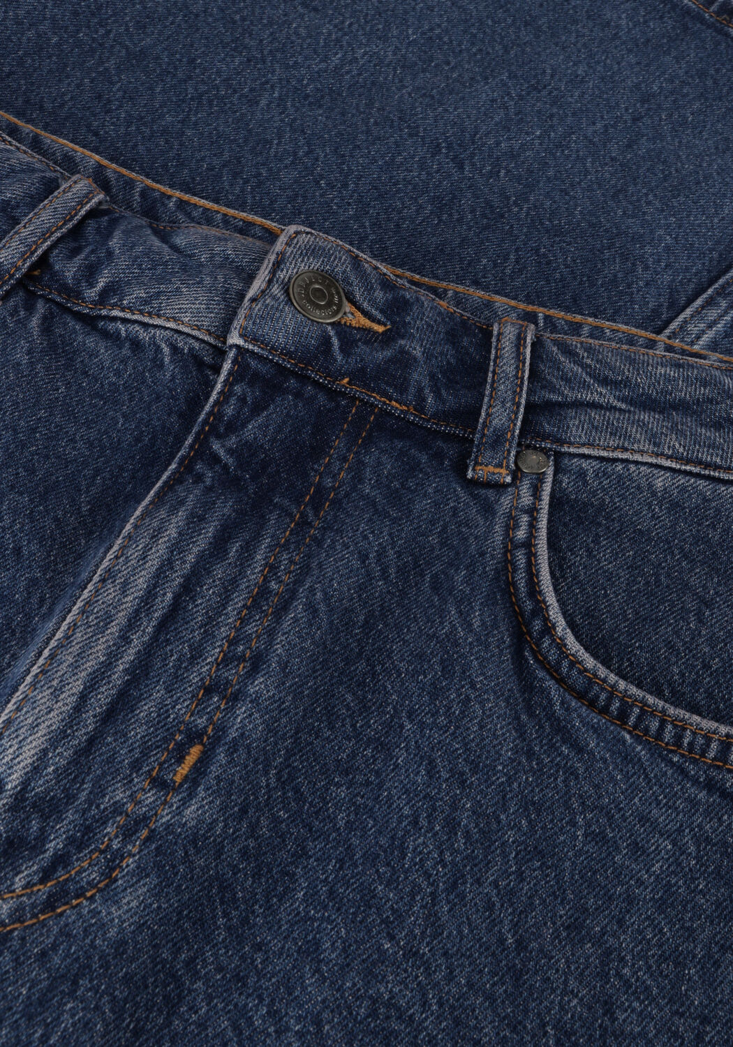 Dunkelblau OBJECT Midirock OBJELLEN MIDI DENIM SKIRT - large