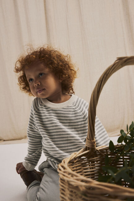 Ecru LIL' ATELIER Pullover NMMKADIN LS KNIT - large