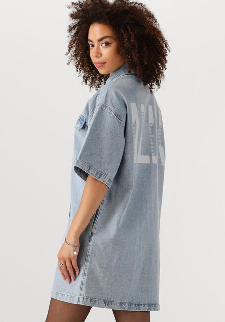 Blaue ALIX THE LABEL Minikleid LADIES WOVEN FLOWY SHIRT DRESS - large