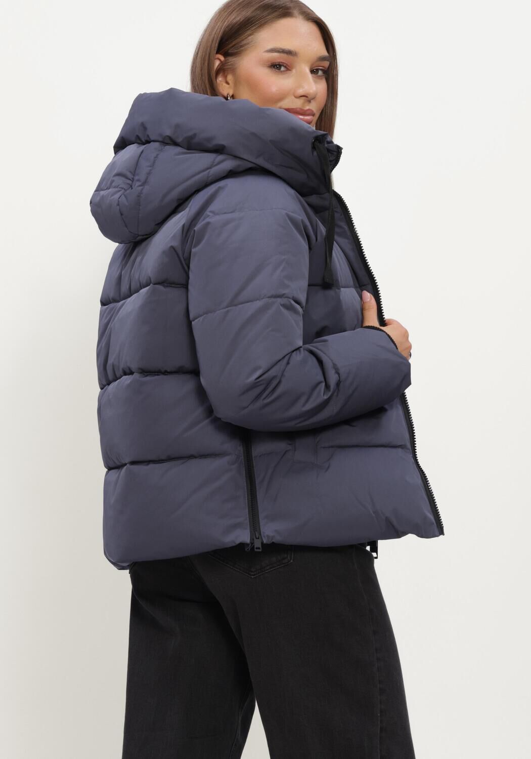 Dunkelblau MSCH COPENHAGEN Wattierte Jack MSCHPAVINARIA SHORT JACKET - large