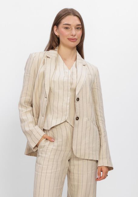 Sand MSCH COPENHAGEN Blazers MSCHCLARITTE LOOSE BLAZER STP - large