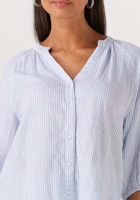 Hellblau SELECTED FEMME Blusen SLFALBERTA 3/4 STRIPE SHIRT NOOS - large
