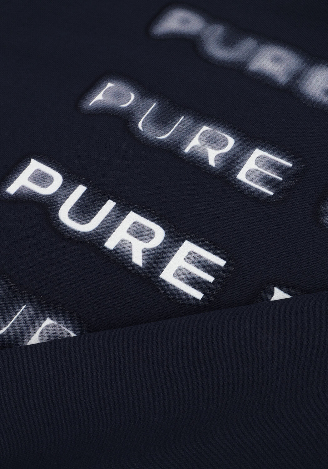 Dunkelblau PURE PATH Sweatshirt LOOSE FIT SWEATERS CREWNECK305 - large