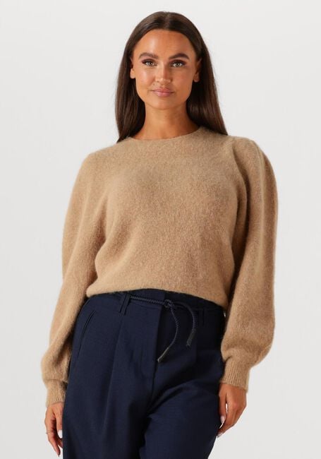 Camelfarbene AAIKO Pullover DENIZE WP 389 - large