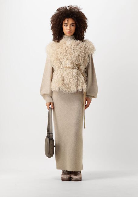 Beige IBANA Midikleid DORLA - large