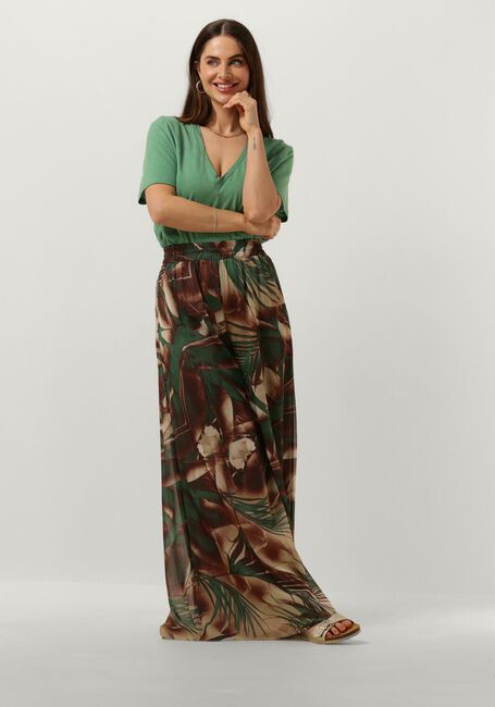 Grüne ACCESS Top SHORT-SLEEVE V BLOUSE - large