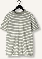 Grüne BUTCHER OF BLUE T-shirt GASPARD LOOSE STRIPE TEE Grüne BUTCHER OF BLUE T-shirt GASPARD LOOSE STRIPE TEE - medium