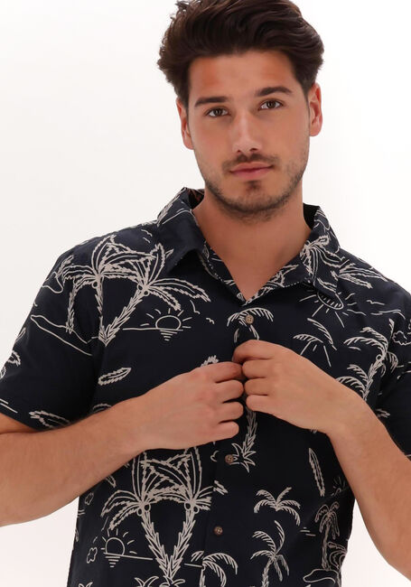 Dunkelblau KULTIVATE Casual-Oberhemd ST HOLIDAYS - large