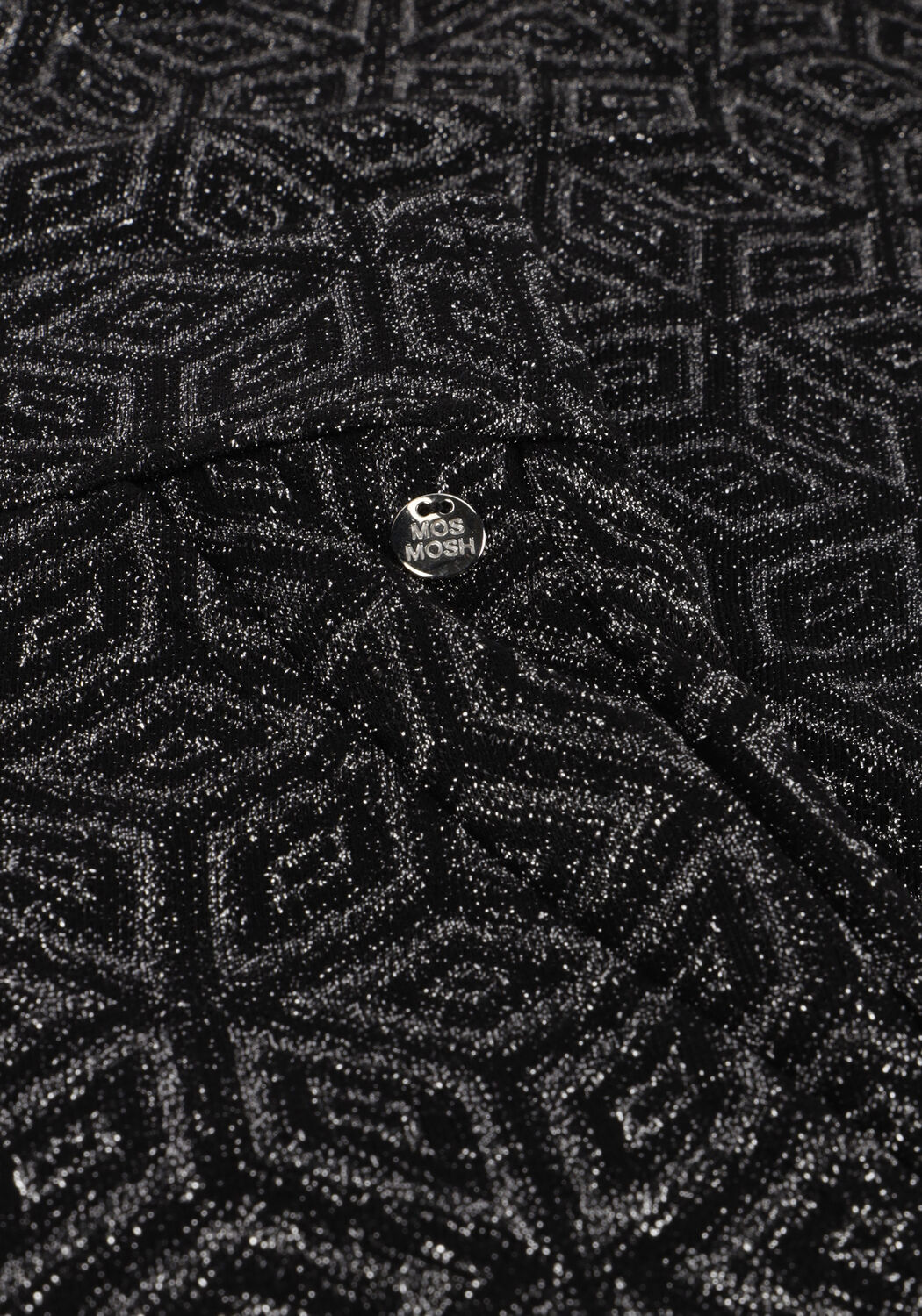 Schwarze MOS MOSH Hose ZIMU GLAM PANTS - large