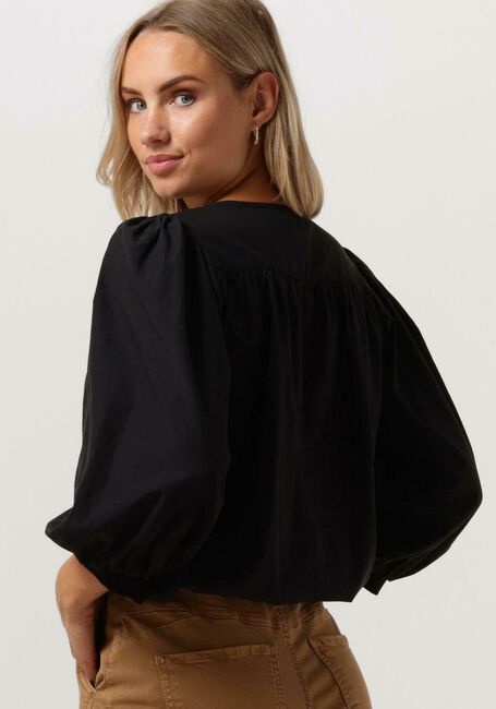 Schwarze SUMMUM Top TOP SHORT SLEEVES MODAL BLEND - large