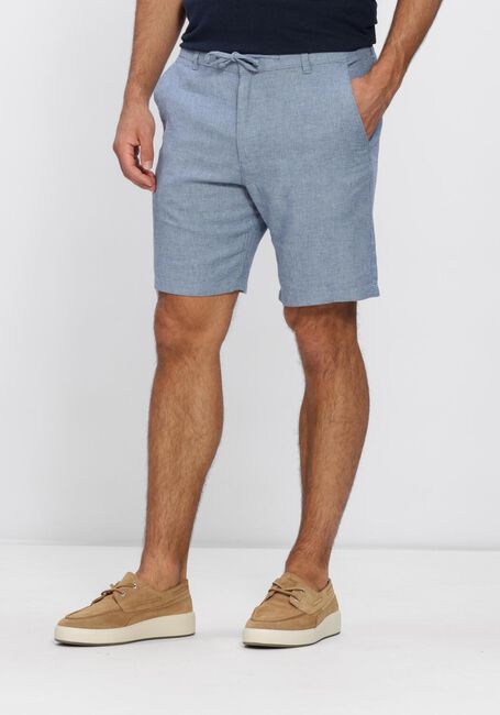Blaue SELECTED MEN Kurze Hose SLHREGULAR-BRODY LINEN BLD SHORTS NOOS - large