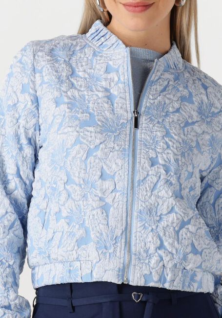 Hellblau JANSEN AMSTERDAM Jack JOSIEN JASJE J 275 JACQUARD BOMBER LONG SLEEVE - large