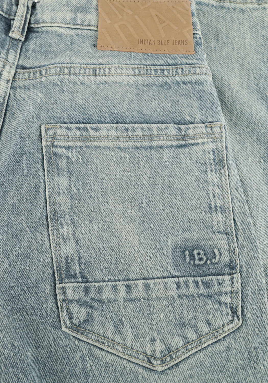 Blaue INDIAN BLUE JEANS Straight leg jeans 2450 BAGGY STRAIGHT BLUE JEANS - large