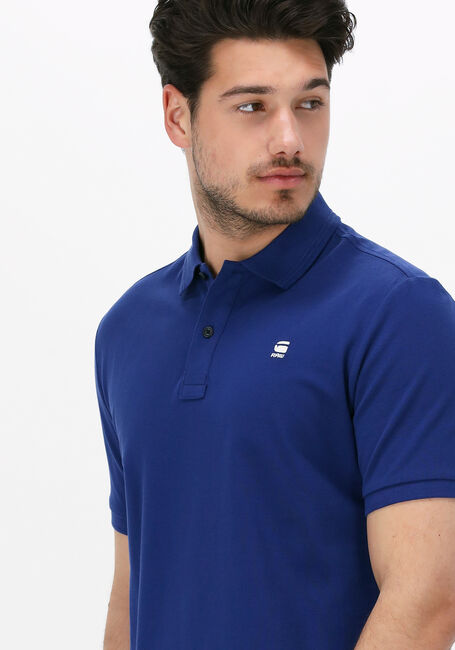 Blaue G-STAR RAW Polo-Shirt DUNDA SLIM POLO S/S - large