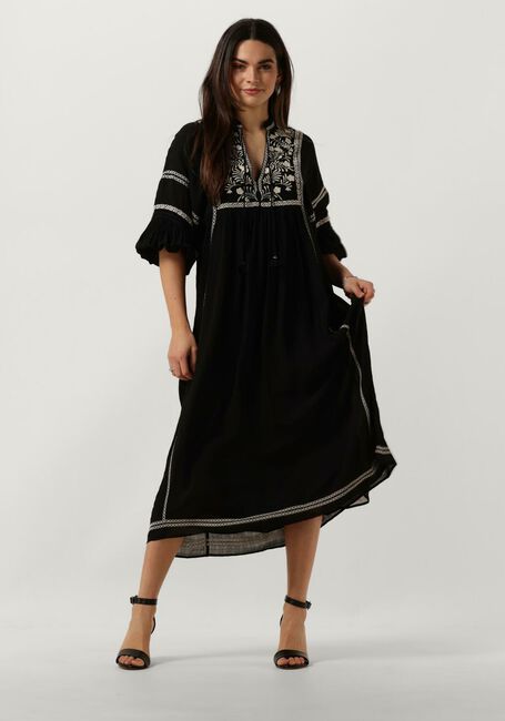Schwarze VANESSA BRUNO Midikleid VERONICA - large