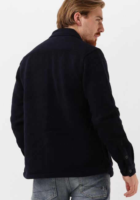 Dunkelblau ANERKJENDT Overshirt AKLION BOILED WOOL OVERSHIRT - large