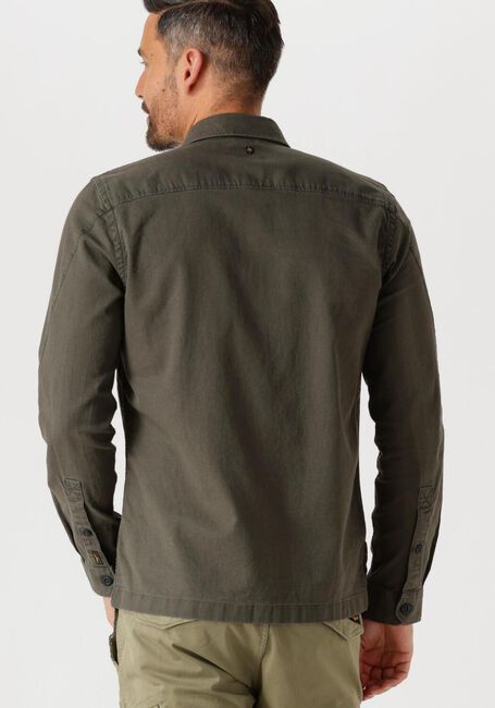 Grüne PME LEGEND Casual-Oberhemd LONG SLEEVE SHIRT MATTWEAVE - large