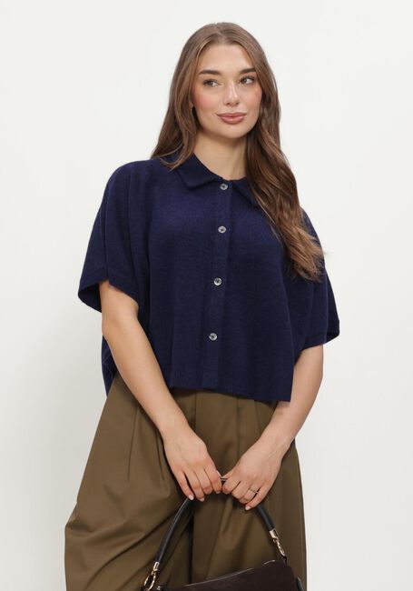 Dunkelblau RUBY TUESDAY Pullover & Cardigans VELYA KNITTED COLL TOP - large