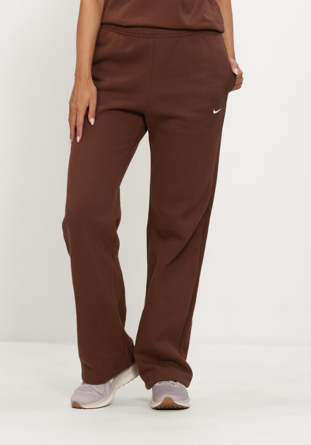 Braune NIKE Jogginghose NIKE STUDIO FLEECE MEDIUM WEIGHT - large