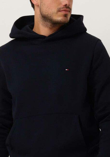 Dunkelblau TOMMY HILFIGER Pullover FLAG LOGO HOODY - large