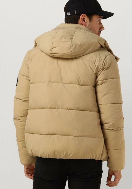 Beige CALVIN KLEIN Wattierte Jack ESSENTIALS NON DOWN JACKET - large