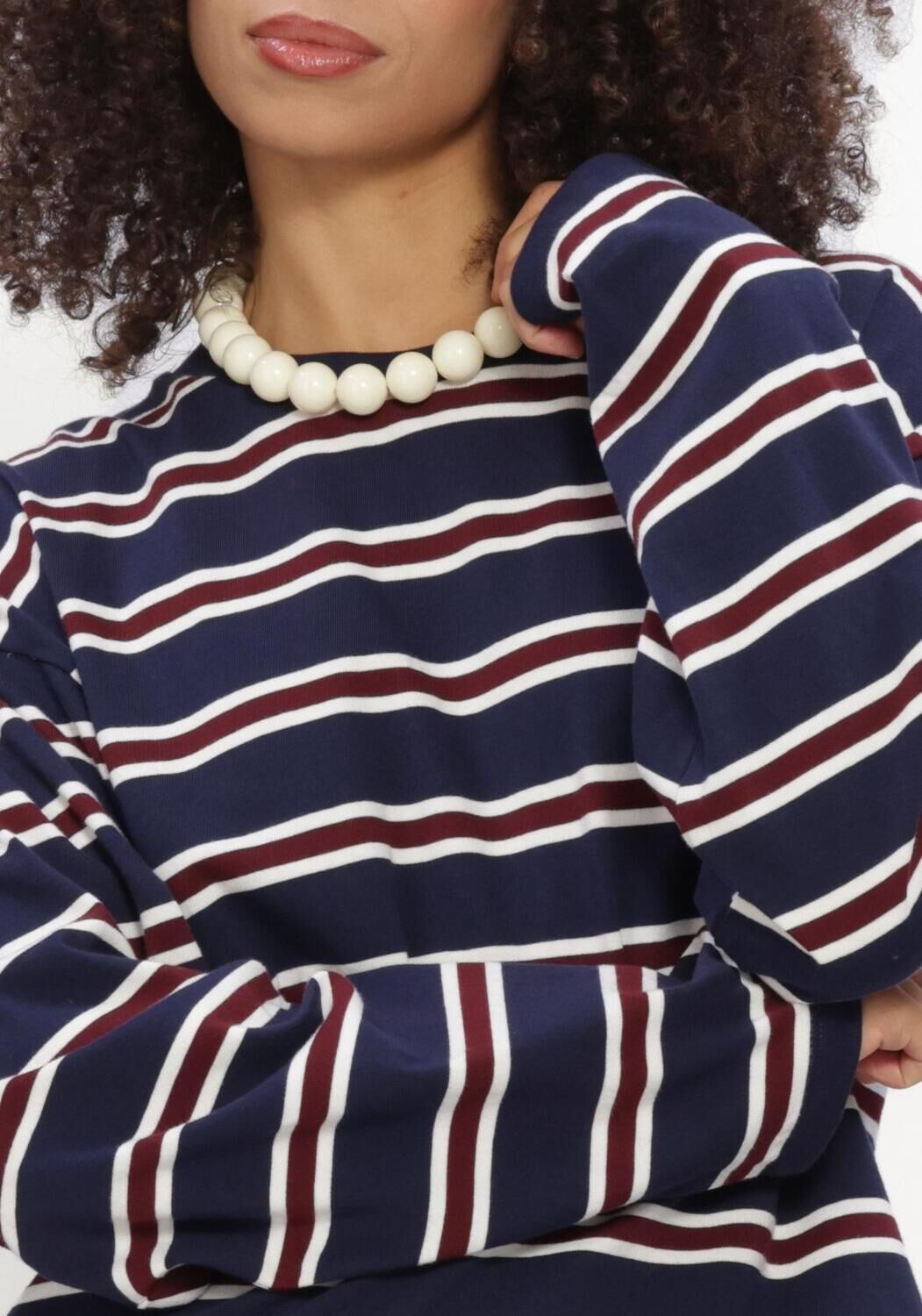 Dunkelblau CATWALK JUNKIE Top STRIPED LONG SLEEVE - large