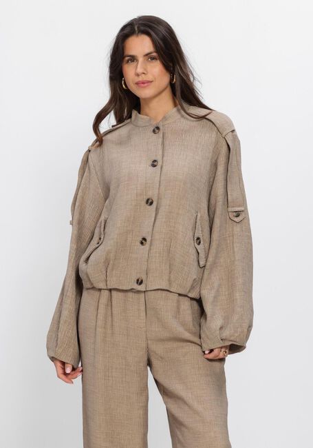 Taupe Y.A.S. Jack YASRINA LS JACKET - large