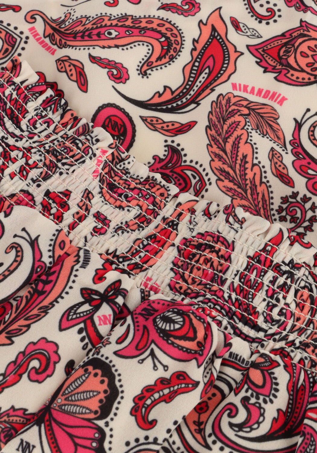 Rote NIK & NIK Minirock PAISLEY SKIRT - large