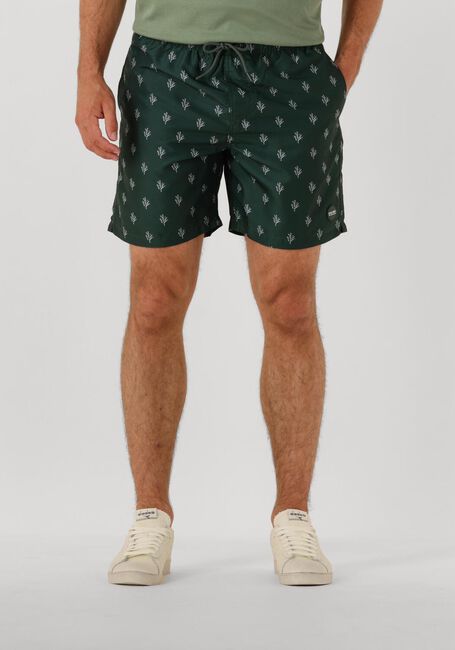 Grüne SHIWI Badehosen MEN MIKE SWIM SHORTS 7 INCH SKETCHED CORAL - large