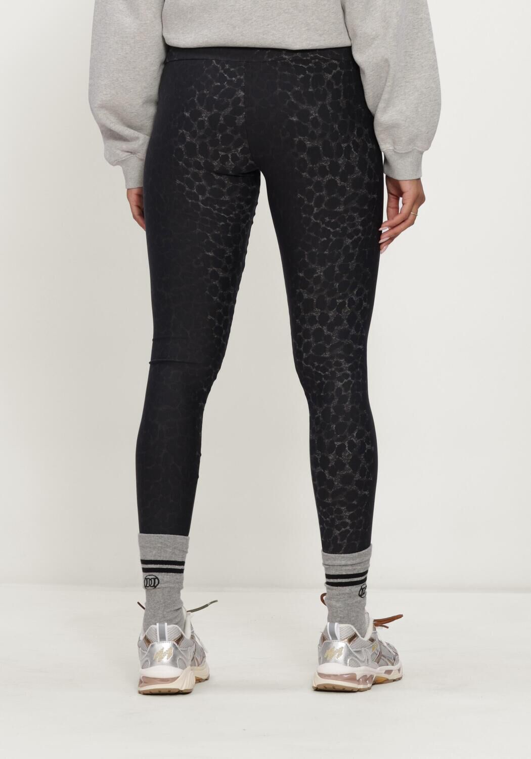 Schwarze DEBLON SPORTS Legging CLASSIC LEGGINGS HIGH WAISTBAND - large