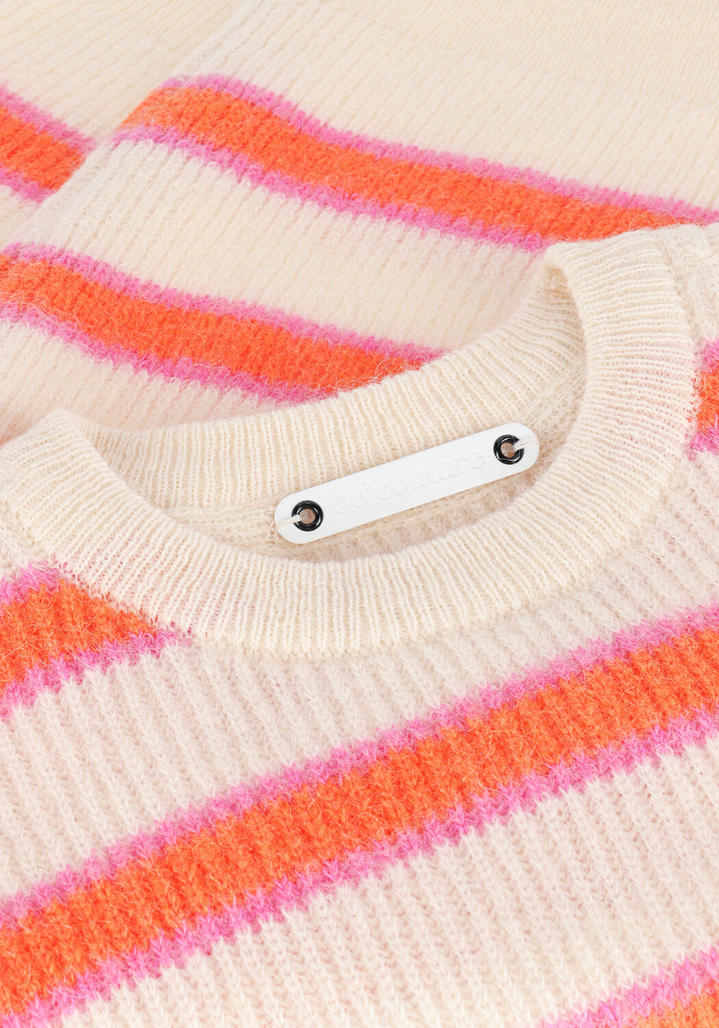 Nicht-gerade weiss CO'COUTURE Pullover LEONA STRIPE RIB O-KNIT - large