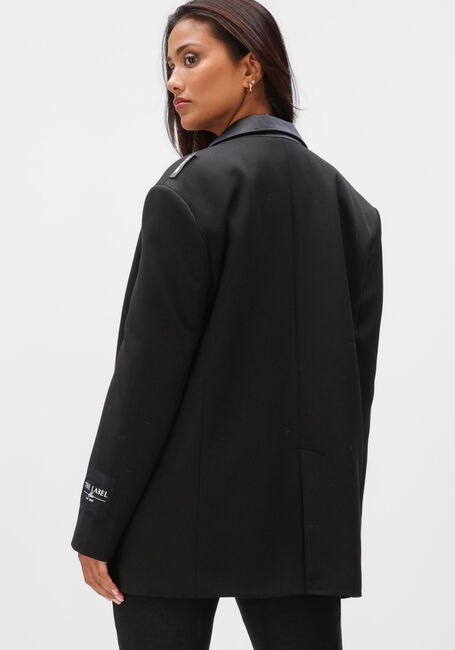 Schwarze ALIX THE LABEL Blazer LADIES WOVEN OVERSIZED MIX BLAZER - large