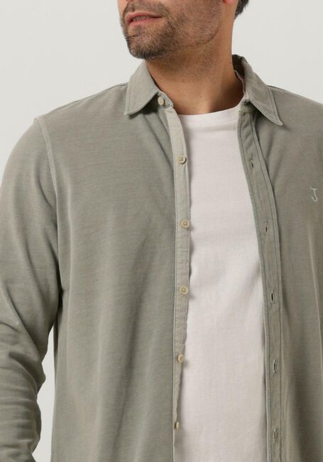 Grüne BUTCHER OF BLUE Overshirt ROBBINS CLEAN PIQUE SHIRT - large