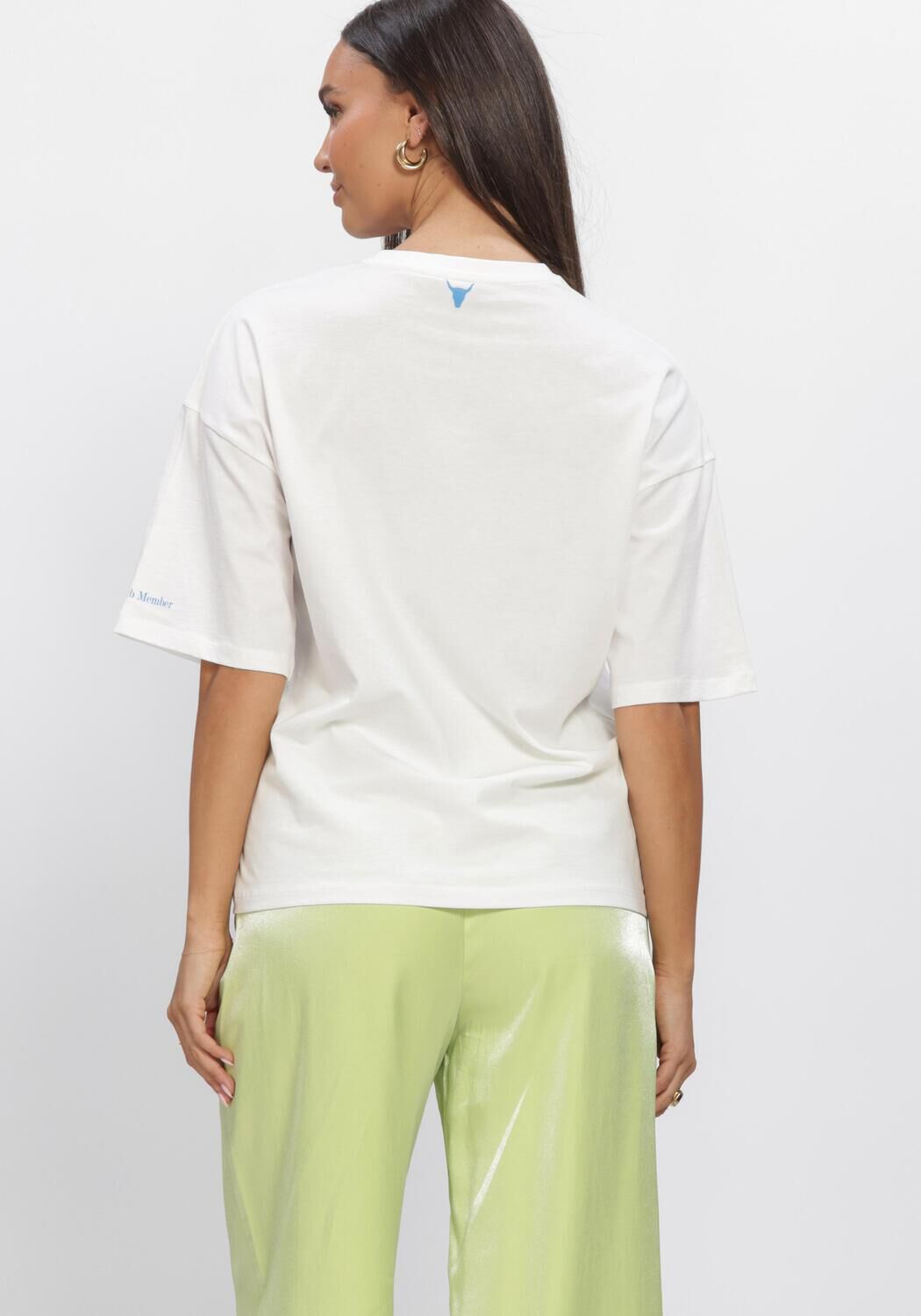 Wei&szlig;e ALIX THE LABEL T-shirt LADIES KNITTED T SHIRT - large