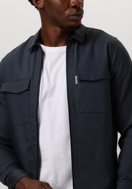 Blaue CAST IRON Overshirt LONG SLEEVE SHIRT OVERSHIRT REGULAR FIT - large