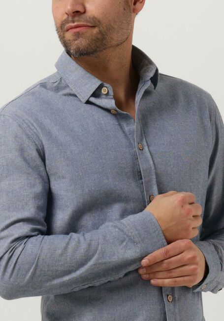 Blaue ANERKJENDT Casual-Oberhemd AKLOUIS L/S LINEN SHIRT - large