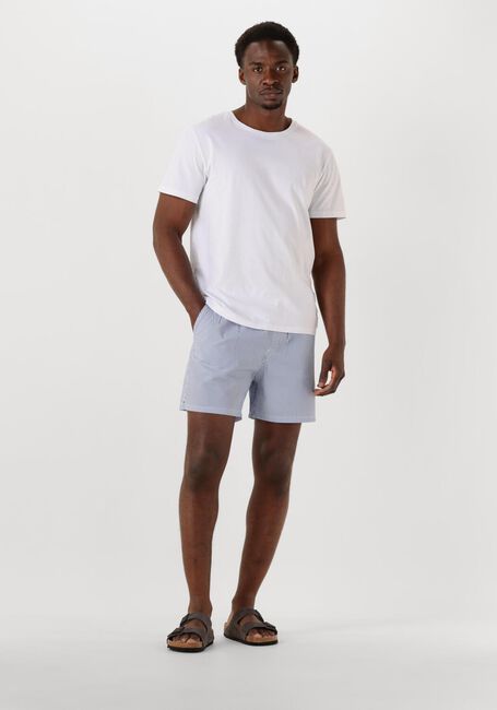 Weiße SELECTED HOMME Badehosen SLHCOOPER-SEERSUCKER SWIMSHORTS - large