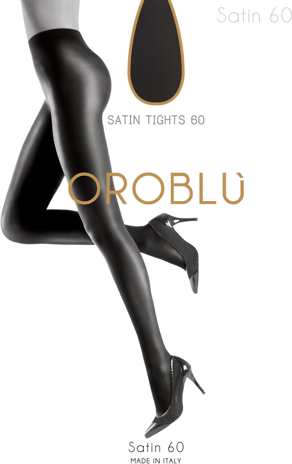 Braune OROBLU Strumpfhosen SATIN 60 - medium