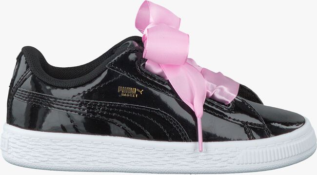 Schwarze PUMA Sneaker low BASKET HEART PATENT KIDS - large