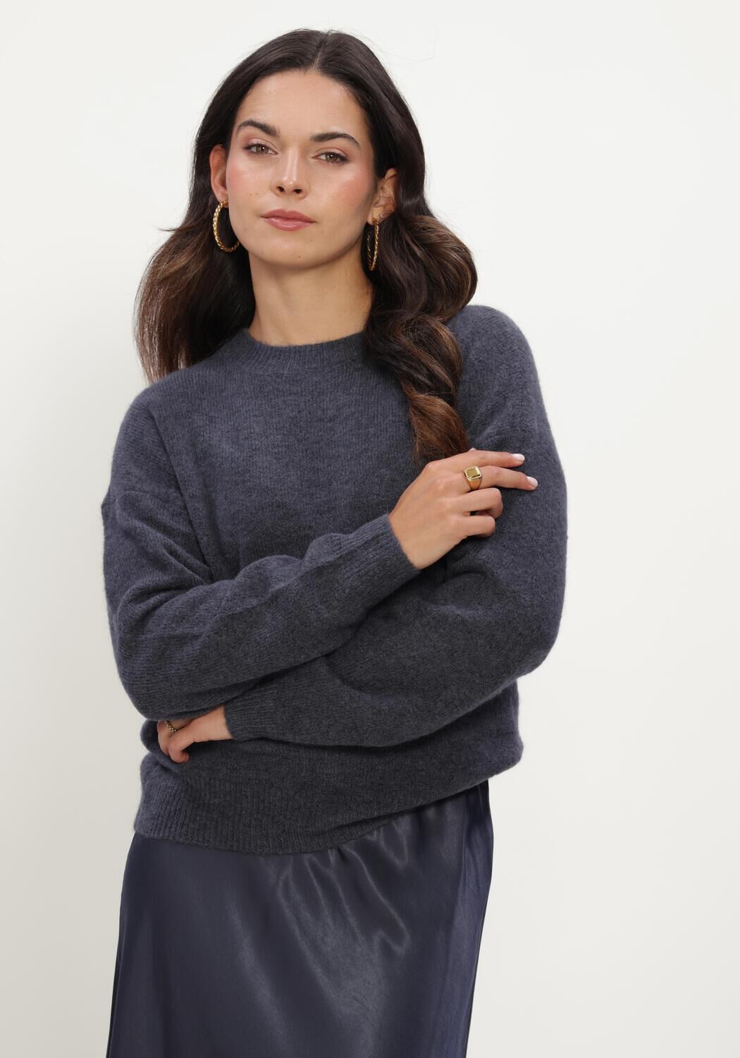 Dunkelgrau MSCH COPENHAGEN Pullover MSCHFESTINA HOPE PULLOVER - large
