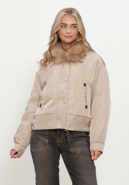 Beige NUKUS Wattierte Jack PAULA JACKET - large