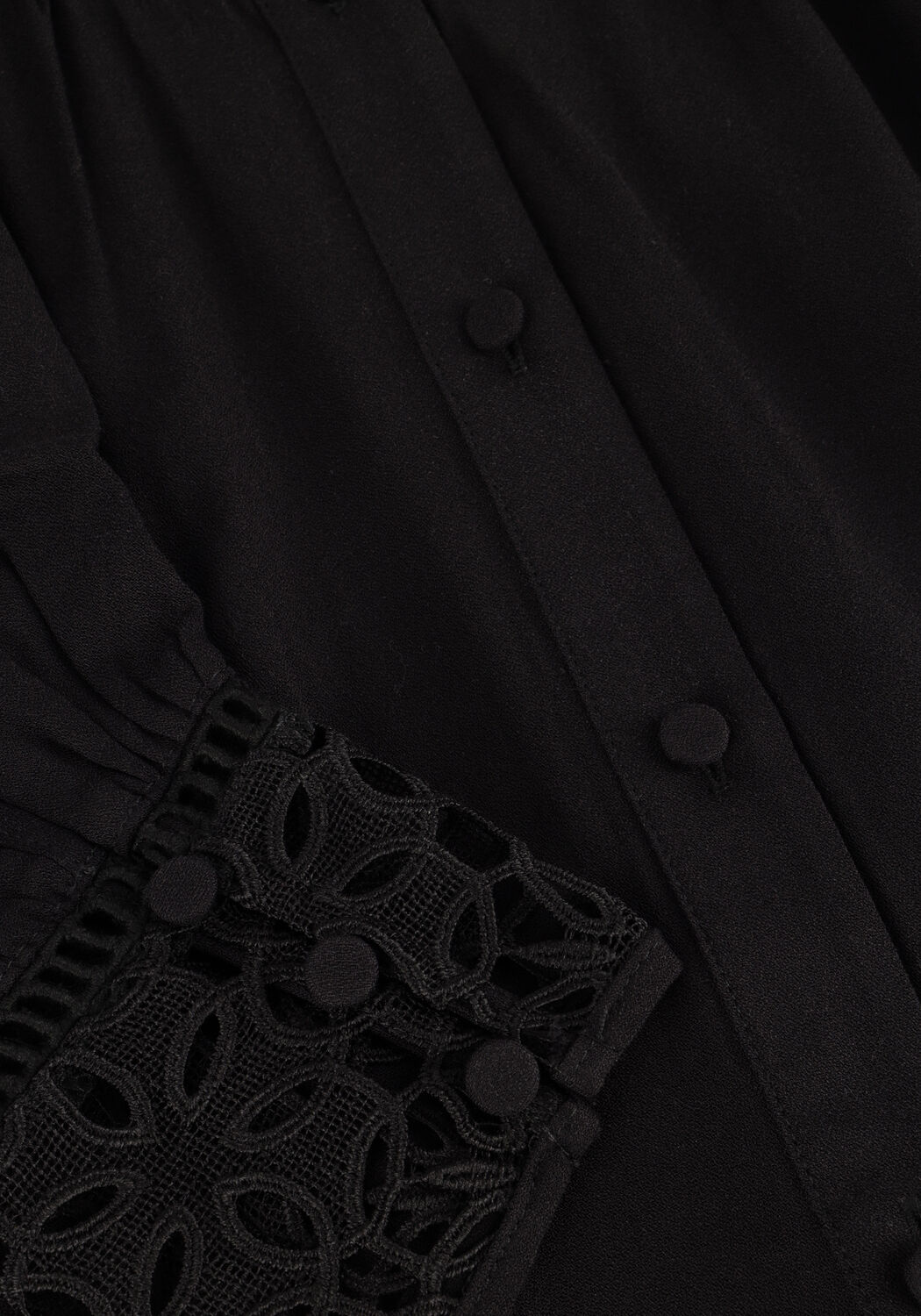 Schwarze SUNCOO Minikleid CEYLAN - large