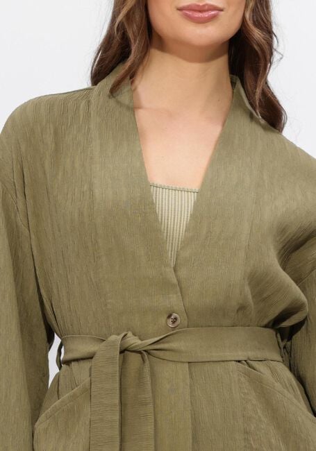 Olive ANOTHER LABEL Blazers ALPERRINE CRINCKLE JACKET - large