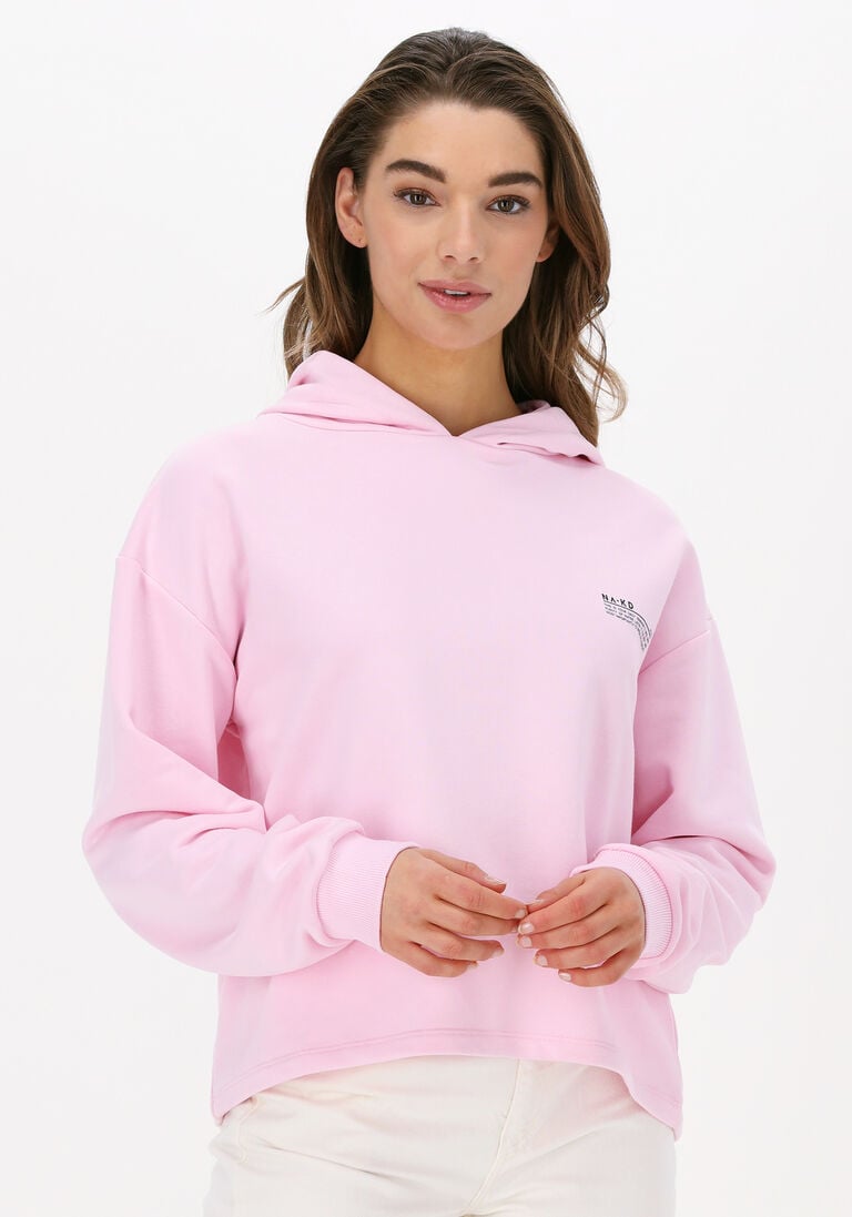 hell-pink na-kd pullover reminder hoodie